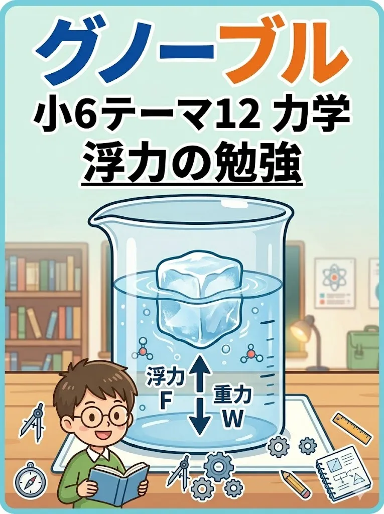 グノーブル 小6 テーマ12 力学(浮力)について